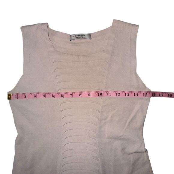 D. Exterior  Beige Mini Dress Size Medium - Picture 8 of 10